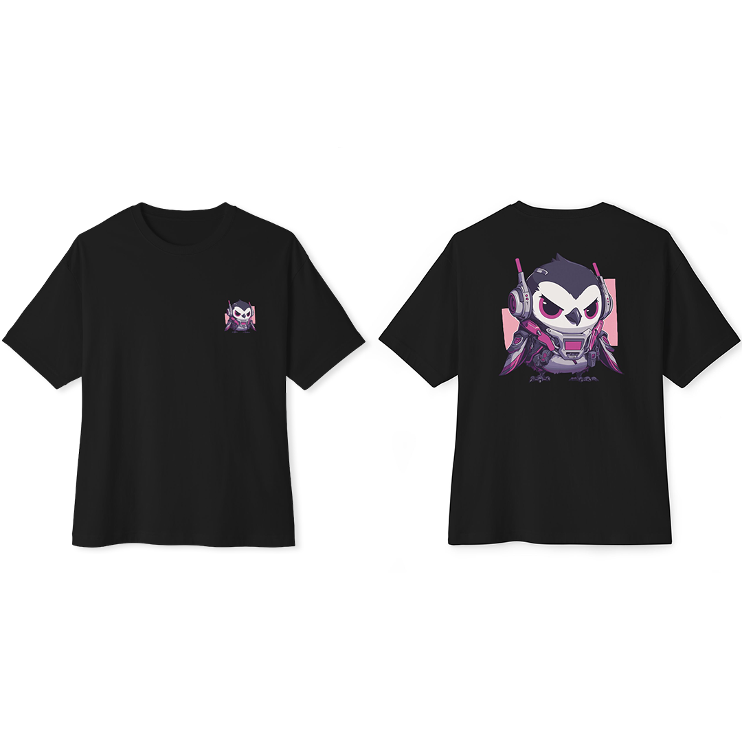 100% 纯棉超大T恤 | Mascot-Penguin-002