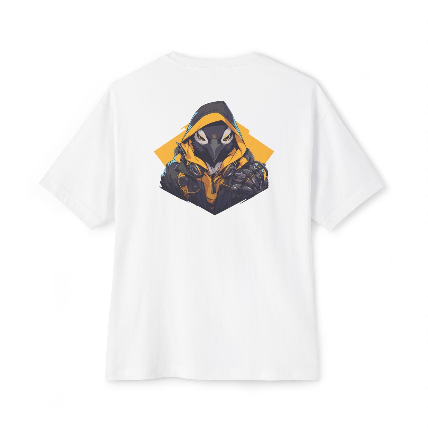 100% Cotton Oversized Tee | Mascot-Penguin-004