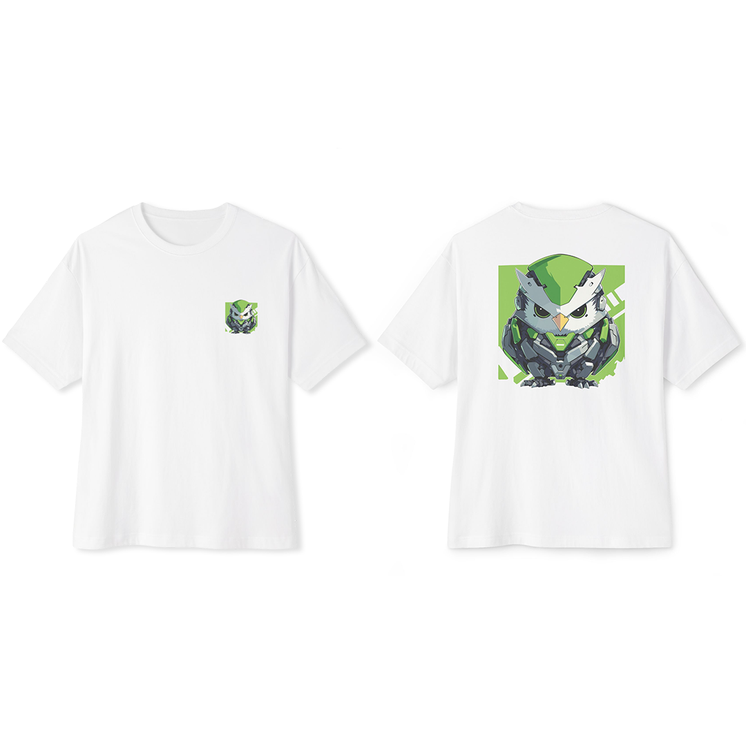 100% 纯棉超大T恤 | Mascot-Penguin-005