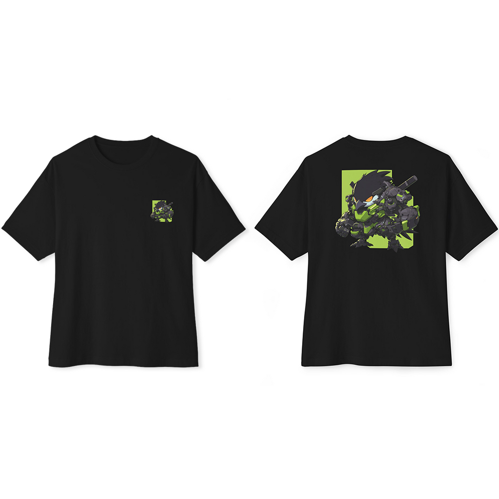 100%纯棉超大T恤 | Mascot-Penguin-006