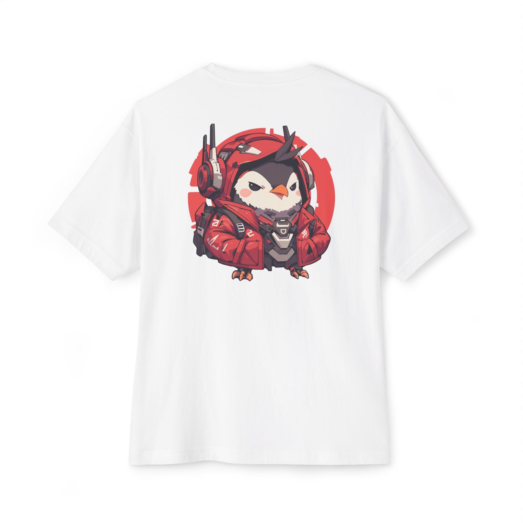 100%纯棉超大T恤 | Mascot-Penguin-009