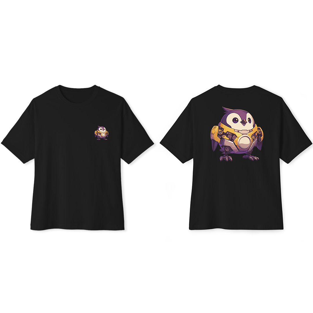 100%纯棉超大T恤 | Mascot-Penguin-013