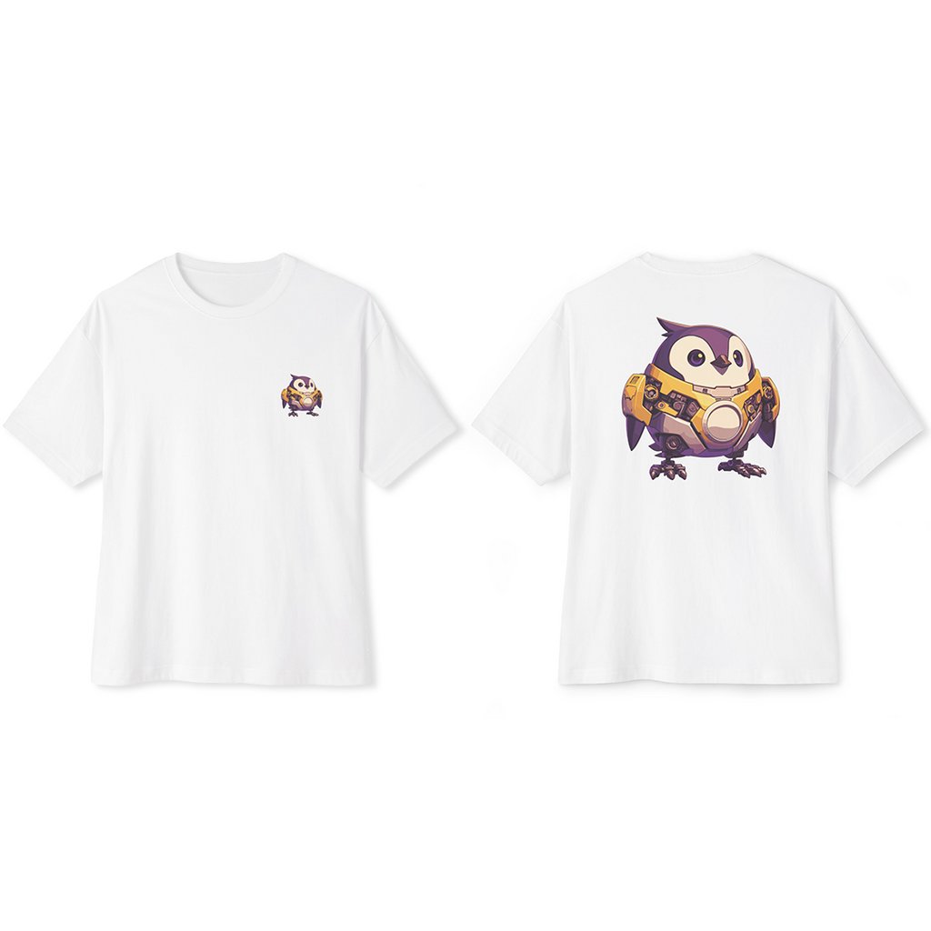 100%纯棉超大T恤 | Mascot-Penguin-013