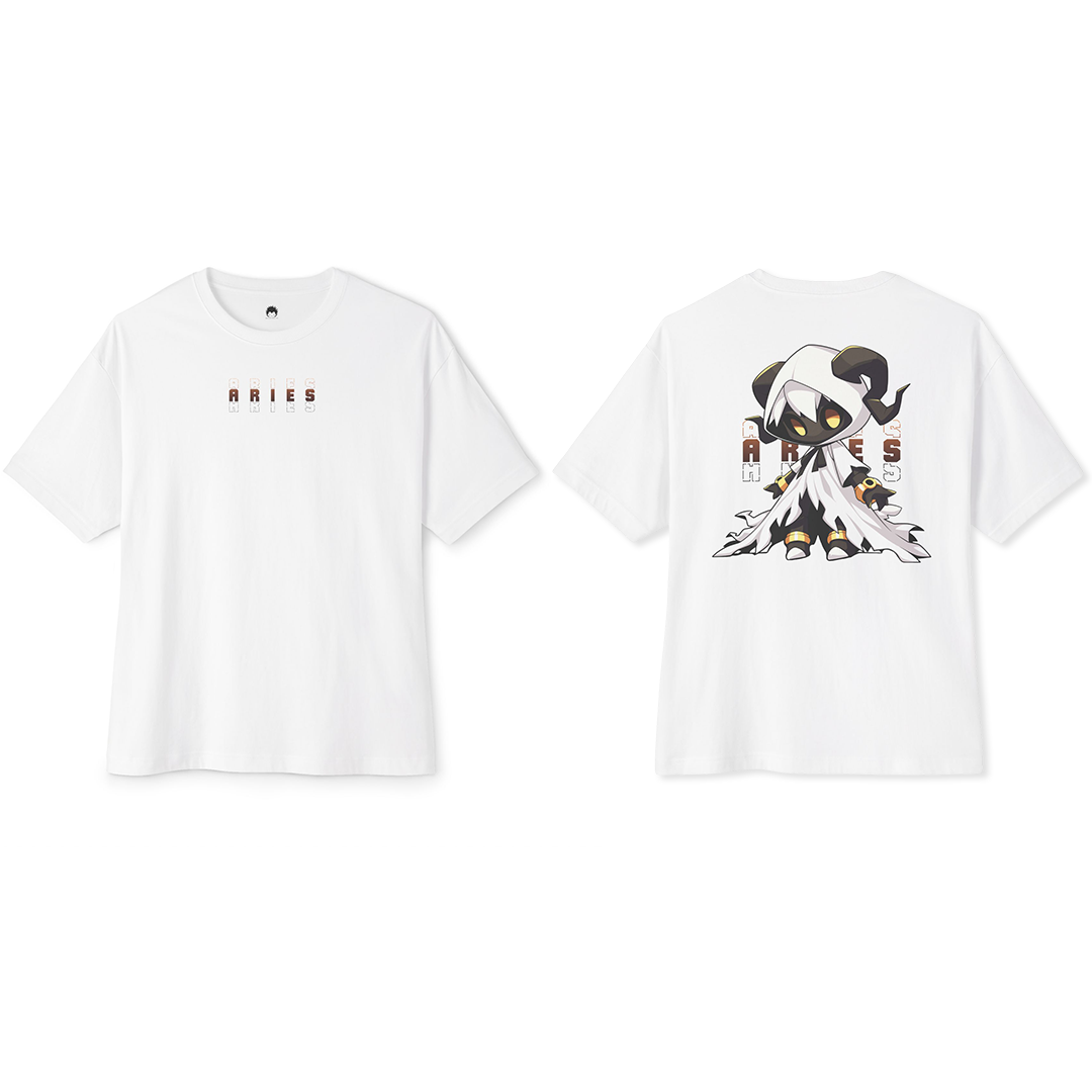 100% Cotton Oversized Tee | Anime-Zodiac-001