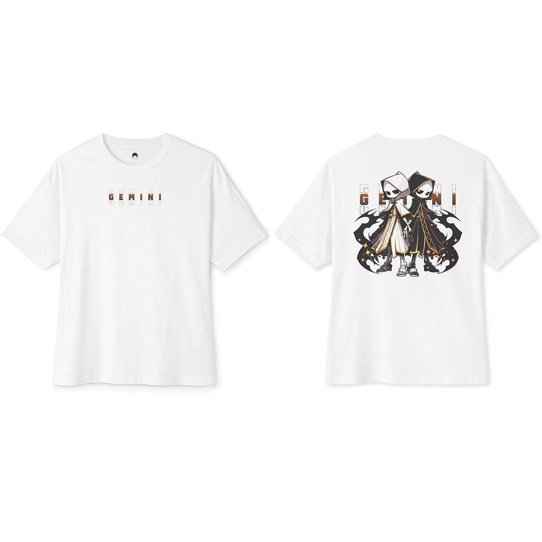 100% Cotton Oversized Tee | Anime-Zodiac-005