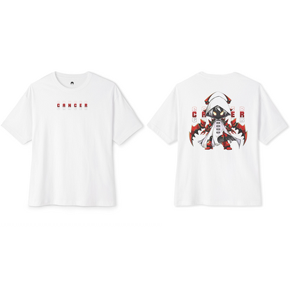 100% Cotton Oversized Tee | Anime-Zodiac-007