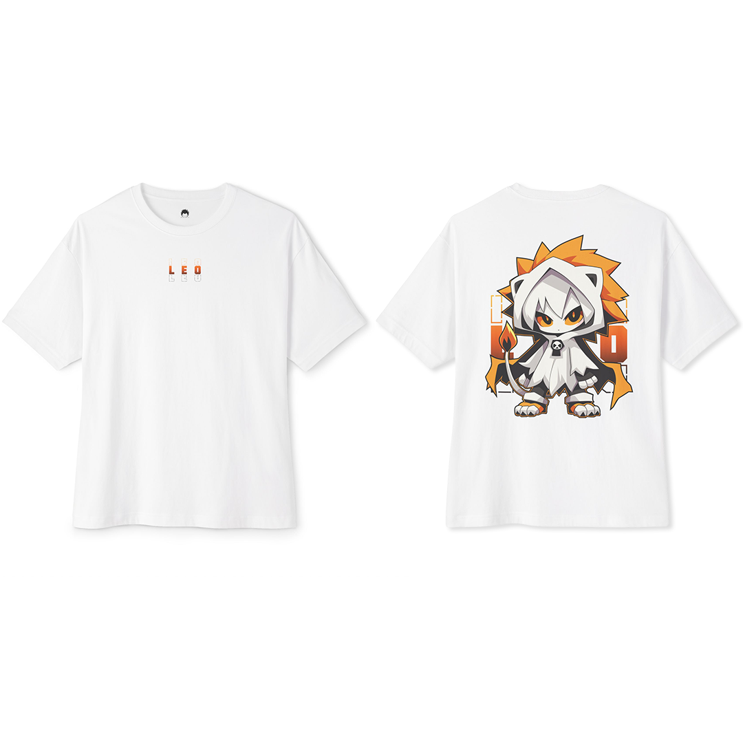 100% 纯棉超大T恤 | Anime-Horoscope-009
