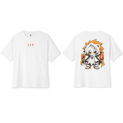 100% Cotton Oversized Tee | Anime-Zodiac-009