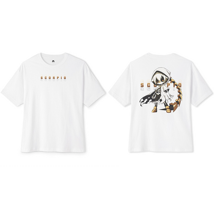 100% Cotton Oversized Tee | Anime-Zodiac-016