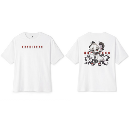 100% Cotton Oversized Tee | Anime-Zodiac-019