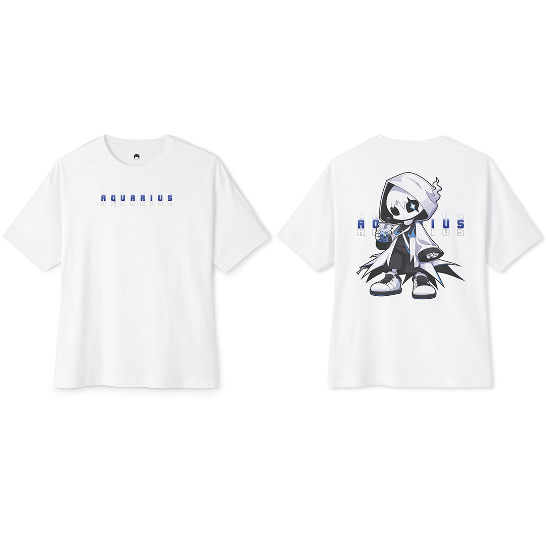 100% Cotton Oversized Tee | Anime-Zodiac-022