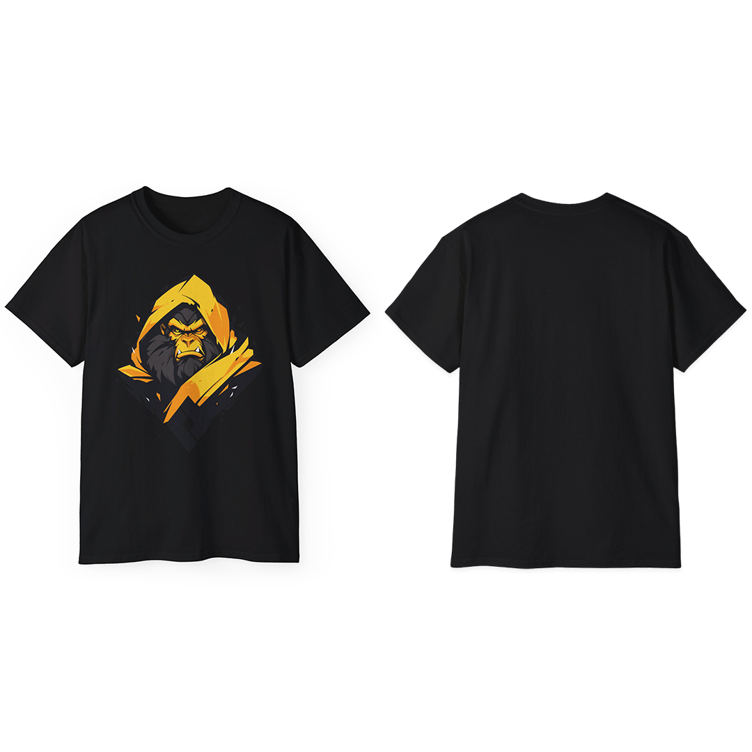 100% Cotton Short Sleeve Tee | Mascot-Ape-004