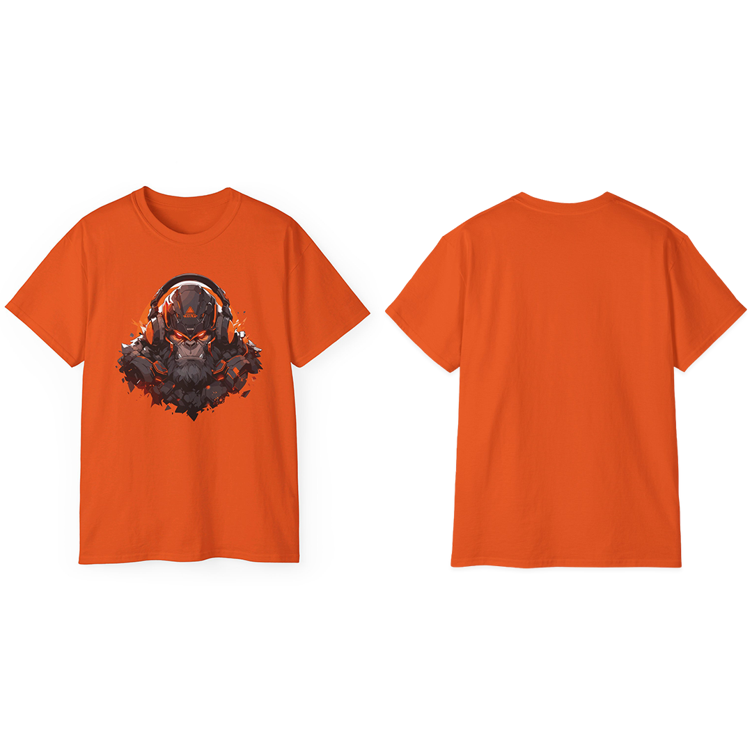 100% Cotton Short Sleeve Tee | Mascot-Ape-007