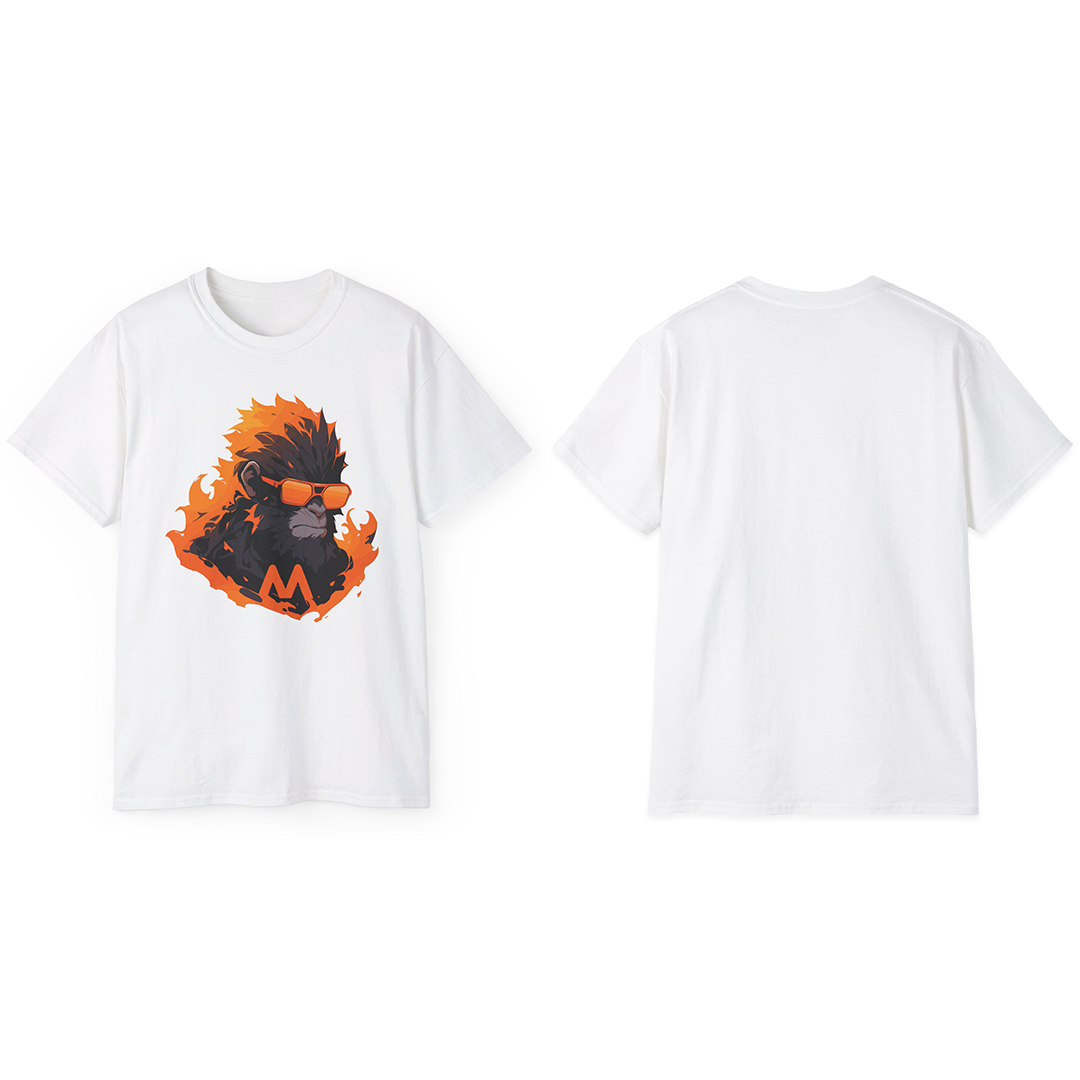 100% Cotton Short Sleeve Tee | Mascot-Ape-008