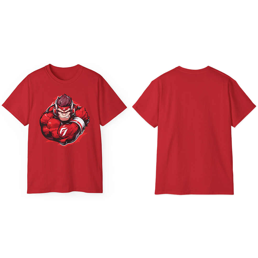 100% Cotton Short Sleeve Tee | Mascot-Ape-010