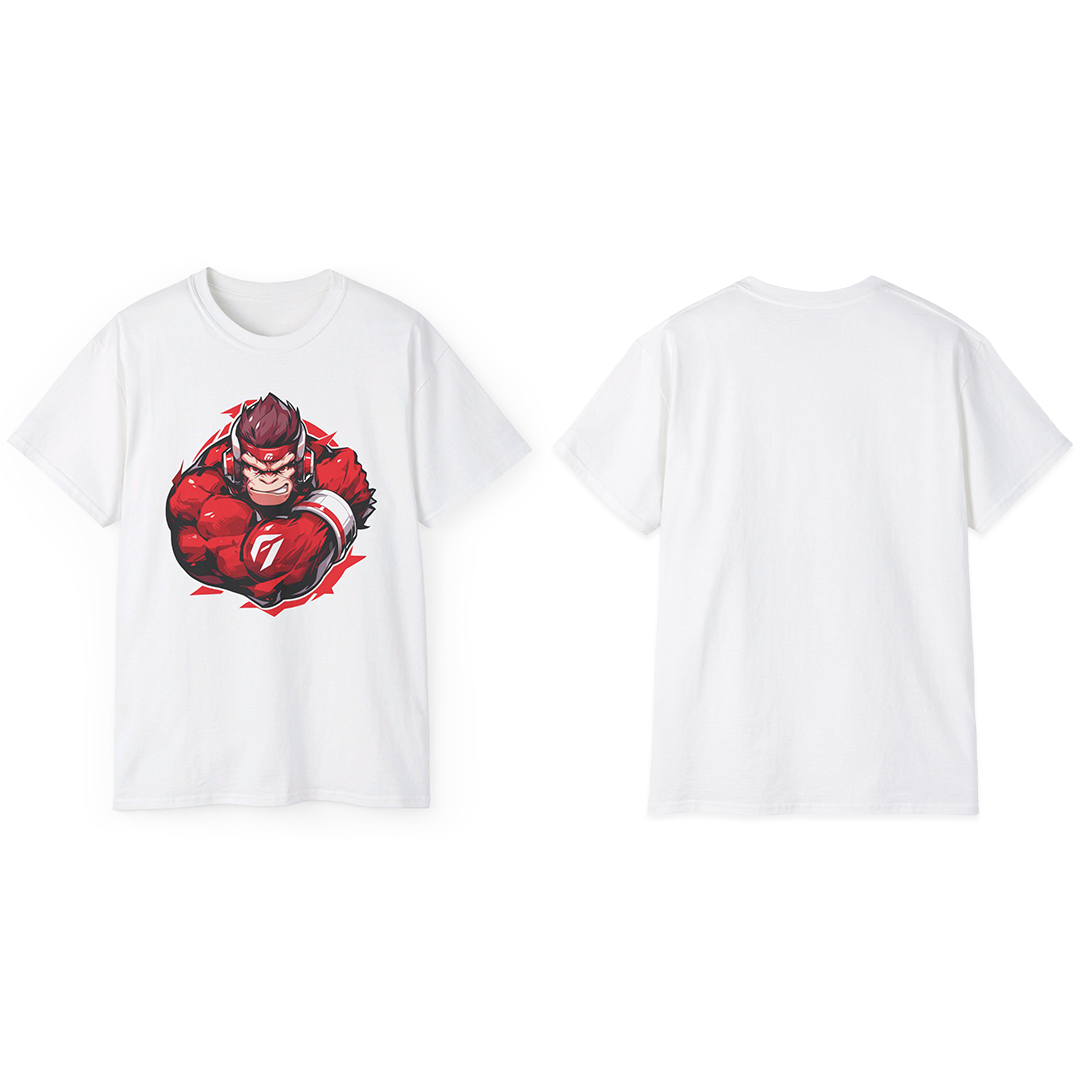 100% Cotton Short Sleeve Tee | Mascot-Ape-010