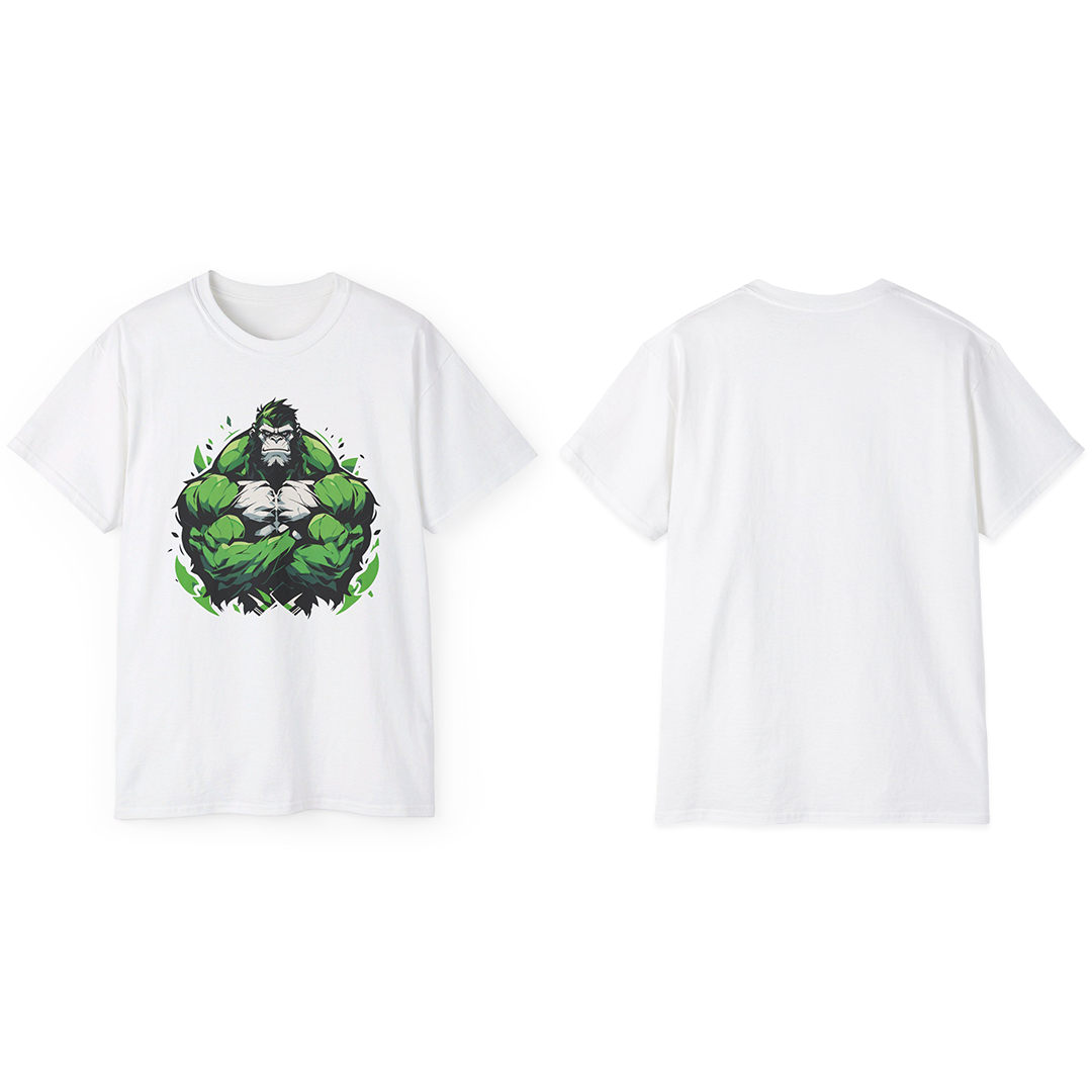 100% Cotton Short Sleeve Tee | Mascot-Ape-011