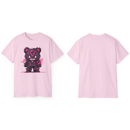 100% Cotton Short Sleeve Tee | Mascot-Bear-002