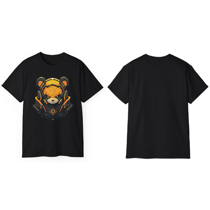 100% Cotton Short Sleeve Tee | Mascot-Bear-003