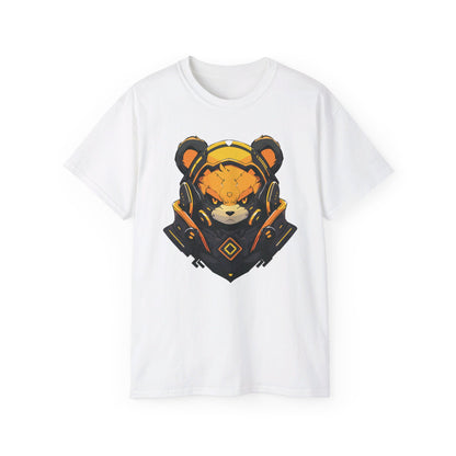 100% Cotton Short Sleeve Tee | Mascot-Bear-003