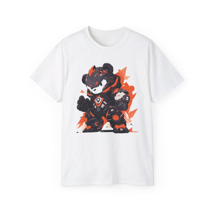 100% Cotton Short Sleeve Tee | Mascot-Bear-007