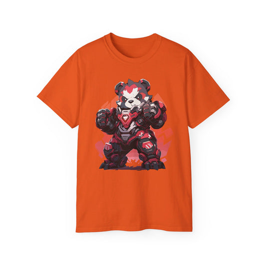 100% Cotton Short Sleeve Tee | Mascot-Bear-008