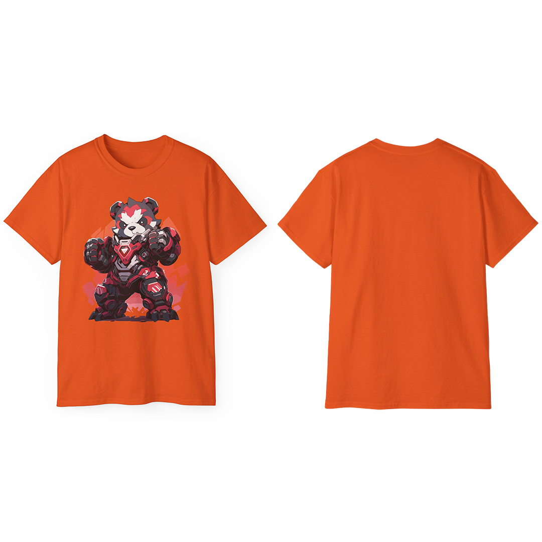 100% Cotton Short Sleeve Tee | Mascot-Bear-008