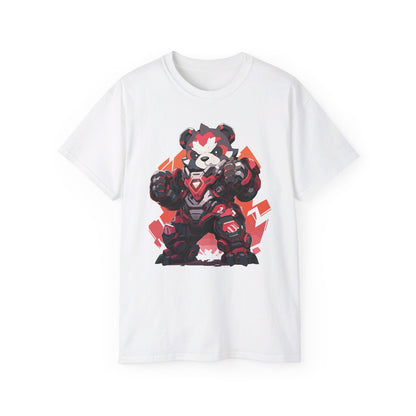 100% Cotton Short Sleeve Tee | Mascot-Bear-008