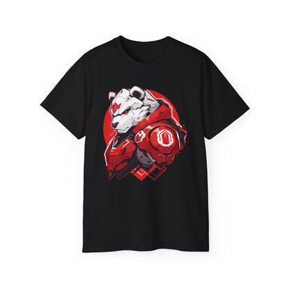 100% Cotton Short Sleeve Tee | Mascot-Bear-009