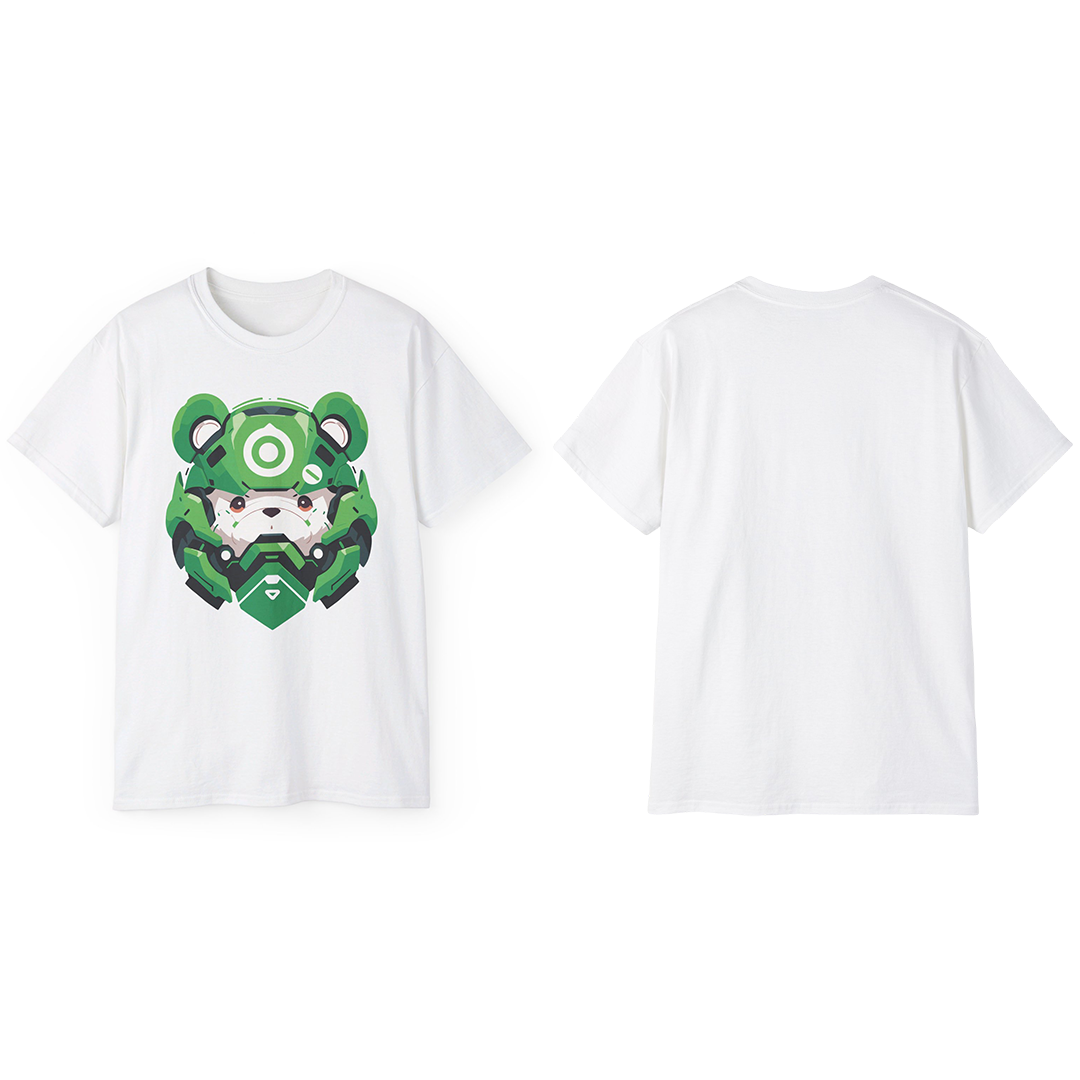 100% Cotton Short Sleeve Tee | Mascot-Bear-011