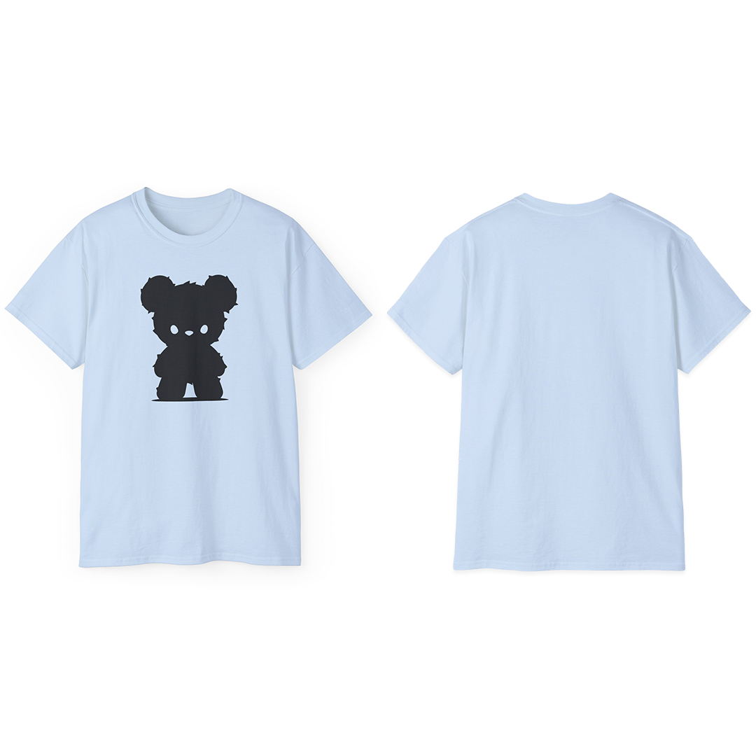 100% Cotton Short Sleeve Tee | Minimalism-Bear-001