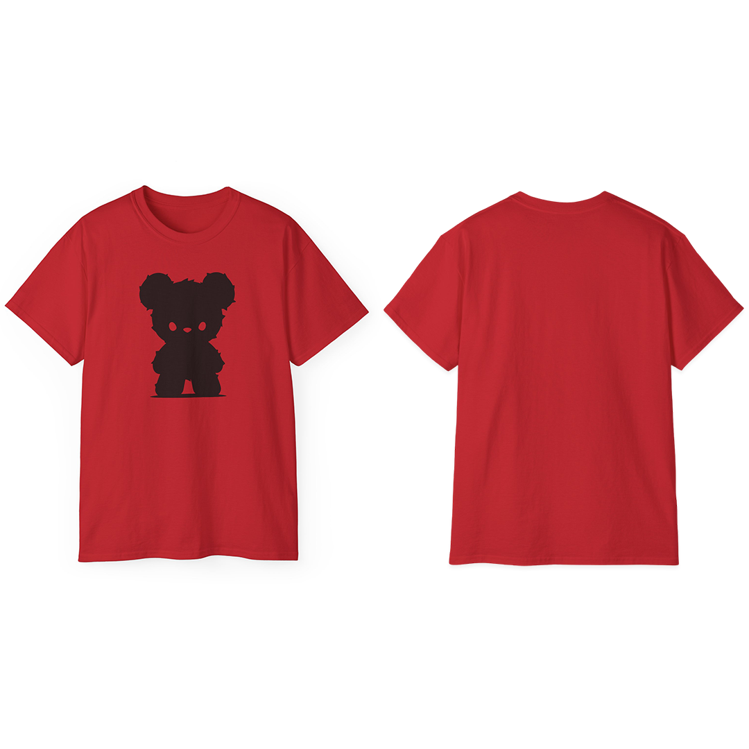 100% Cotton Short Sleeve Tee | Minimalism-Bear-001