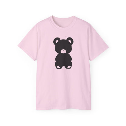 100% Cotton Short Sleeve Tee | Minimalism-Bear-002