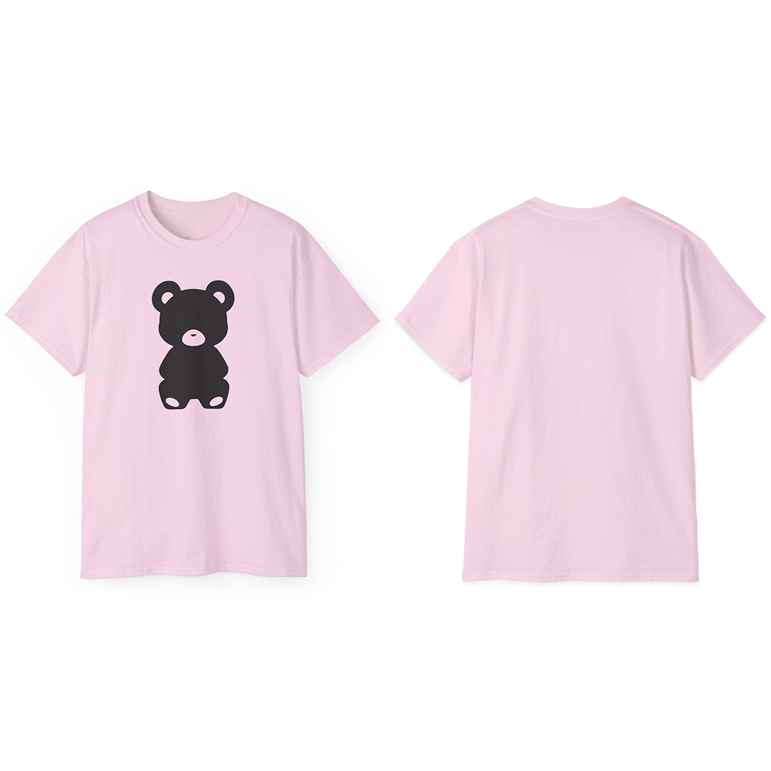 100% Cotton Short Sleeve Tee | Minimalism-Bear-002