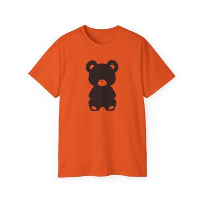 100% Cotton Short Sleeve Tee | Minimalism-Bear-002