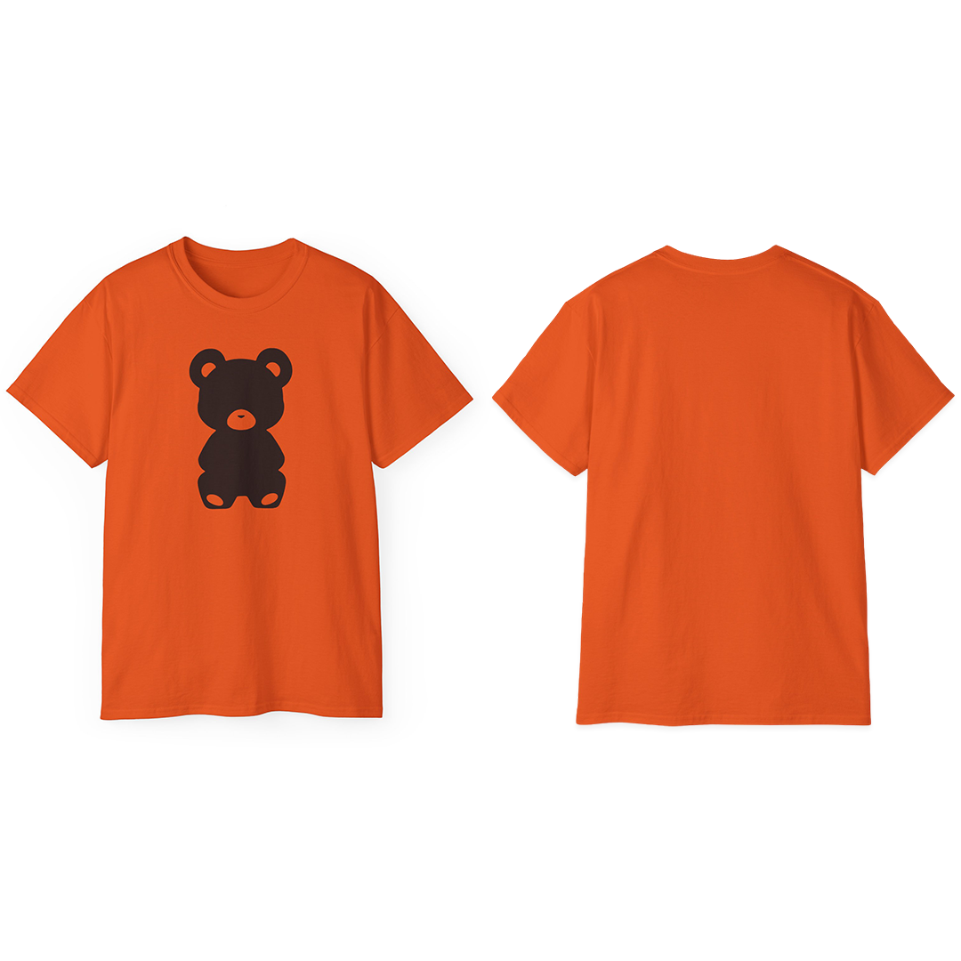 100% Cotton Short Sleeve Tee | Minimalism-Bear-002