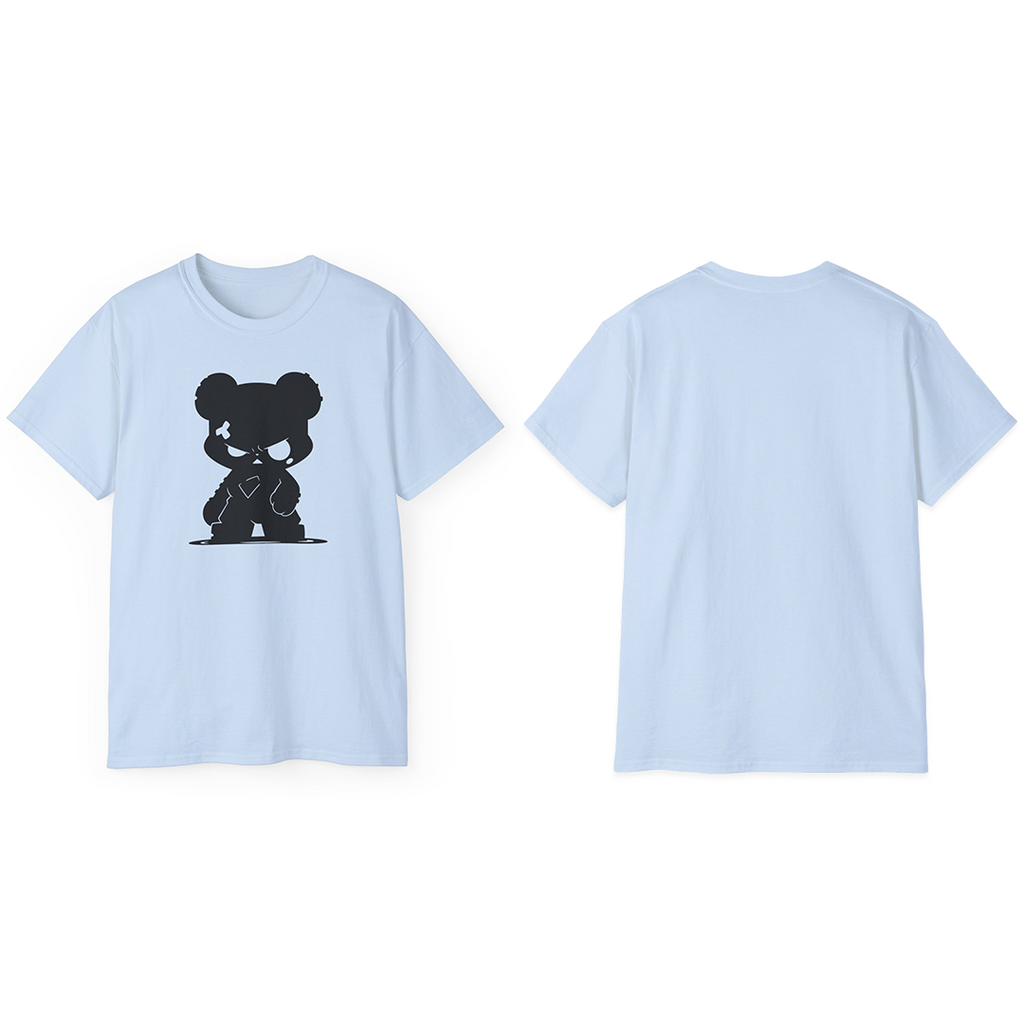 100% Cotton Short Sleeve Tee | Minimalism-Bear-003