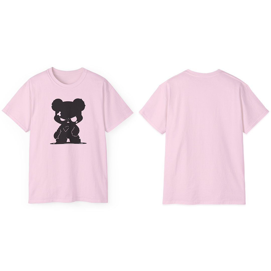 100% Cotton Short Sleeve Tee | Minimalism-Bear-003