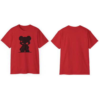 100% Cotton Short Sleeve Tee | Minimalism-Bear-003