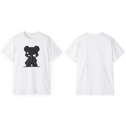 100% Cotton Short Sleeve Tee | Minimalism-Bear-003