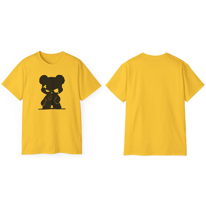 100% Cotton Short Sleeve Tee | Minimalism-Bear-003