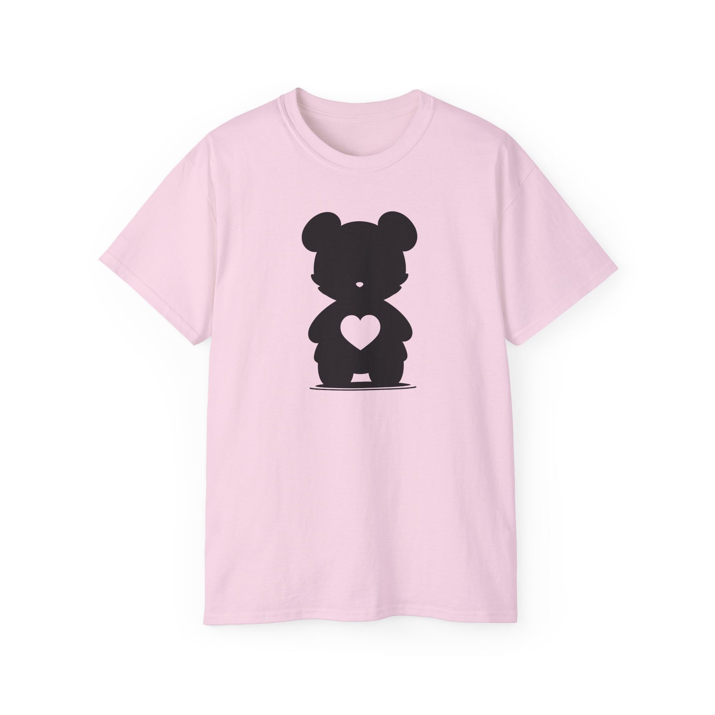 100% Cotton Short Sleeve Tee | Minimalism-Bear-004