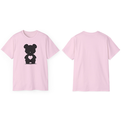 100% Cotton Short Sleeve Tee | Minimalism-Bear-004