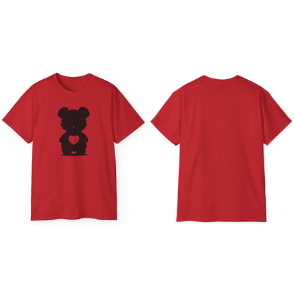 100% Cotton Short Sleeve Tee | Minimalism-Bear-004