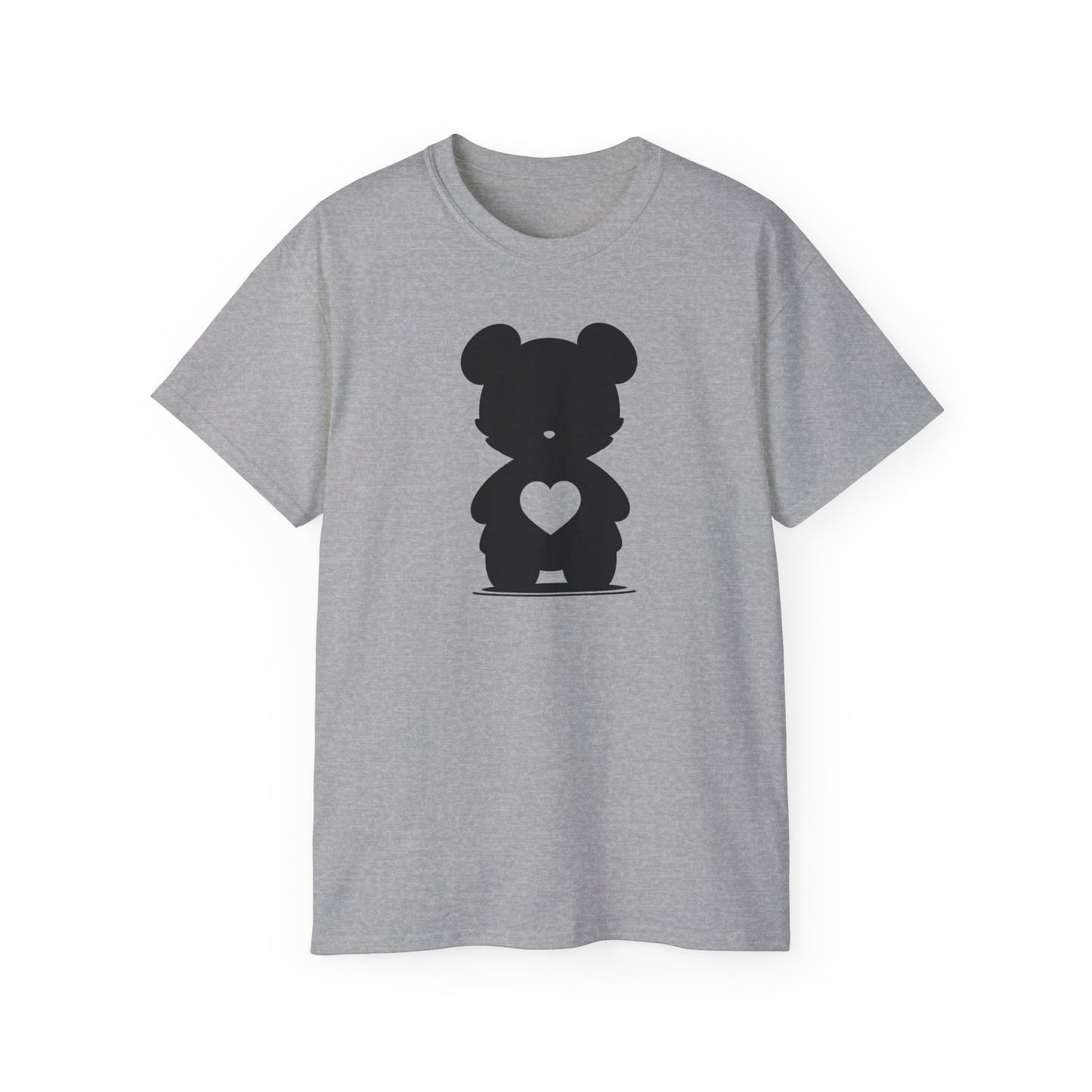 100% Cotton Short Sleeve Tee | Minimalism-Bear-004