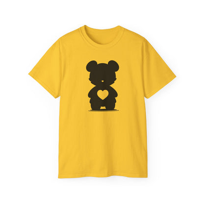 100% Cotton Short Sleeve Tee | Minimalism-Bear-004