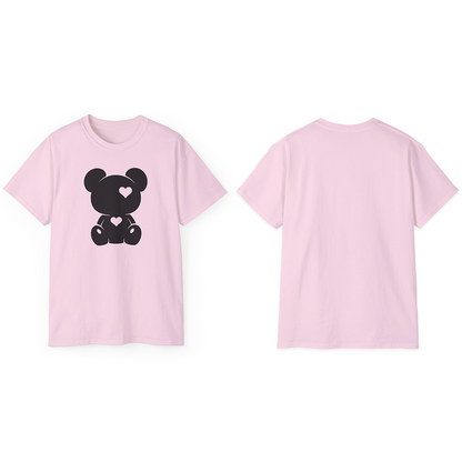 100% Cotton Short Sleeve Tee | Minimalism-Bear-006