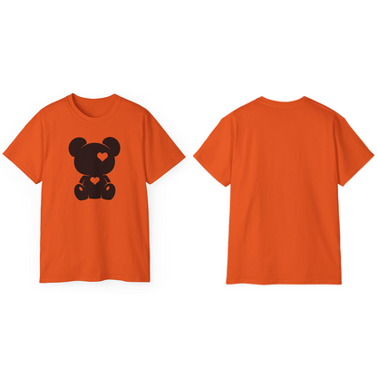 100% Cotton Short Sleeve Tee | Minimalism-Bear-006