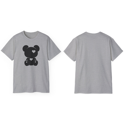 100% Cotton Short Sleeve Tee | Minimalism-Bear-006