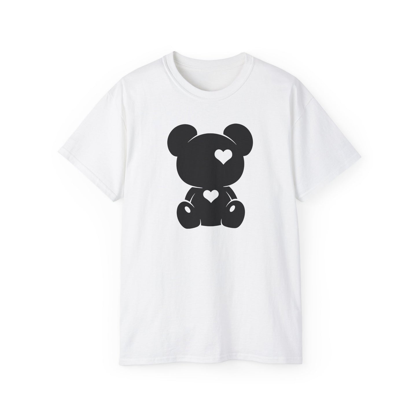 100% Cotton Short Sleeve Tee | Minimalism-Bear-006